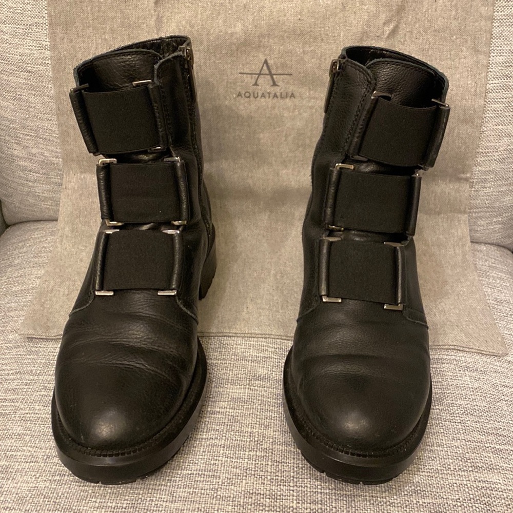 Waterproof leather boots